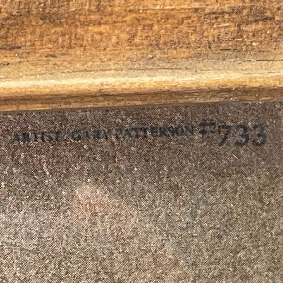 GUC Vntg Framed Tennis Print, "Match Point," #733, Artist Gary Patterson, 21" L - Picture 6 of 15